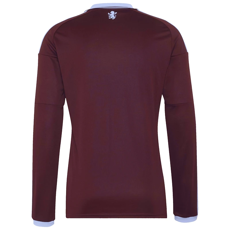 Men's adidas Claret Aston Villa  Home 2026/27 Replica Long Sleeve Jersey