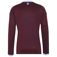 Men's adidas Claret Aston Villa  Home 2026/27 Replica Long Sleeve Jersey