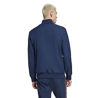 Veste de survêtement zippée adidas bleu marine Aston Villa Terrace Icons pour homme