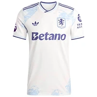 Maillot de joueur authentique adidas Tyrone Mings blanc Aston Villa 2025/26 pour homme