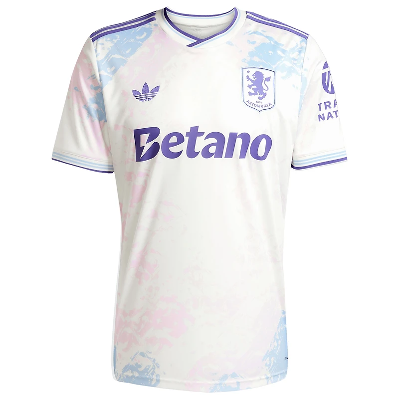 Maillot de joueur adidas Tyrone Mings blanc Aston Villa 2025/26 pour homme