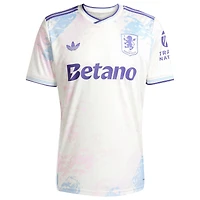 Men's adidas White Aston Villa 2025/26 Third Replica Jersey