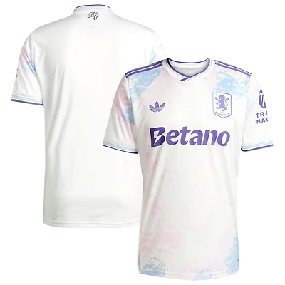 Men's adidas White Aston Villa 2025/26 Third Replica Jersey