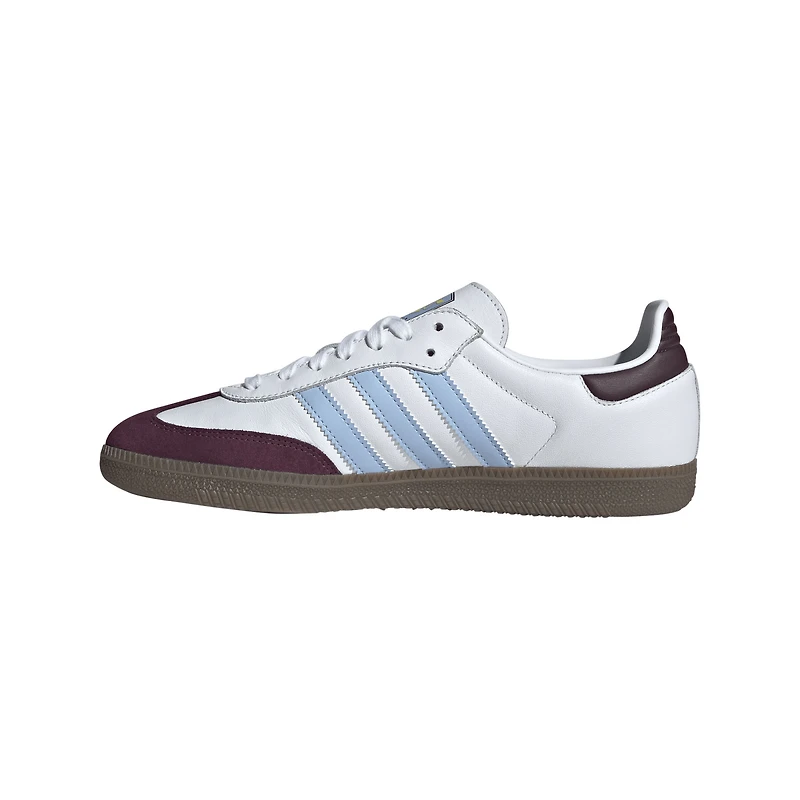 Chaussures unisexes adidas blanches Aston Villa Domicile Team Samba