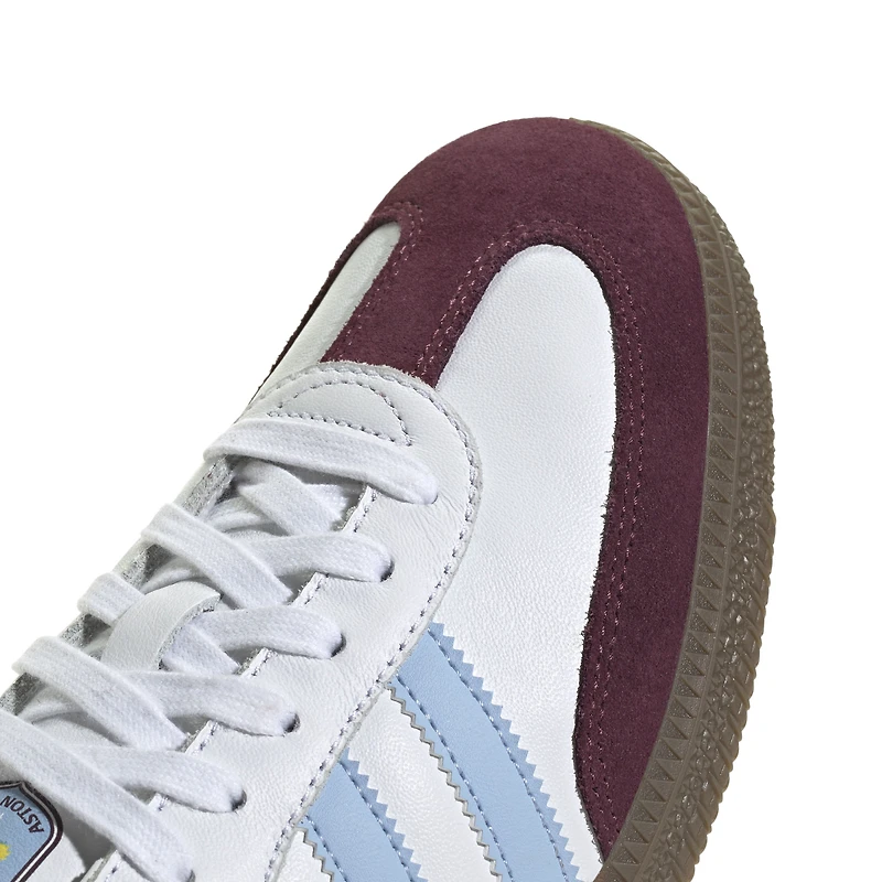 Chaussures unisexes adidas blanches Aston Villa Domicile Team Samba