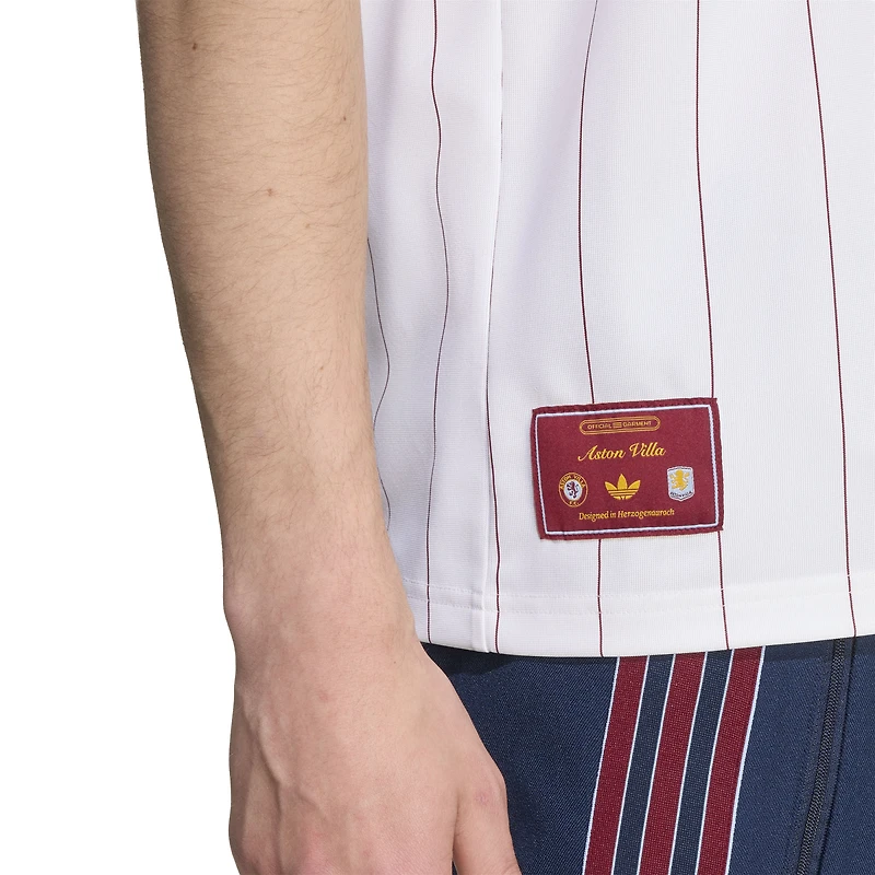 Maillot unisexe adidas blanc Aston Villa Terrace Icons