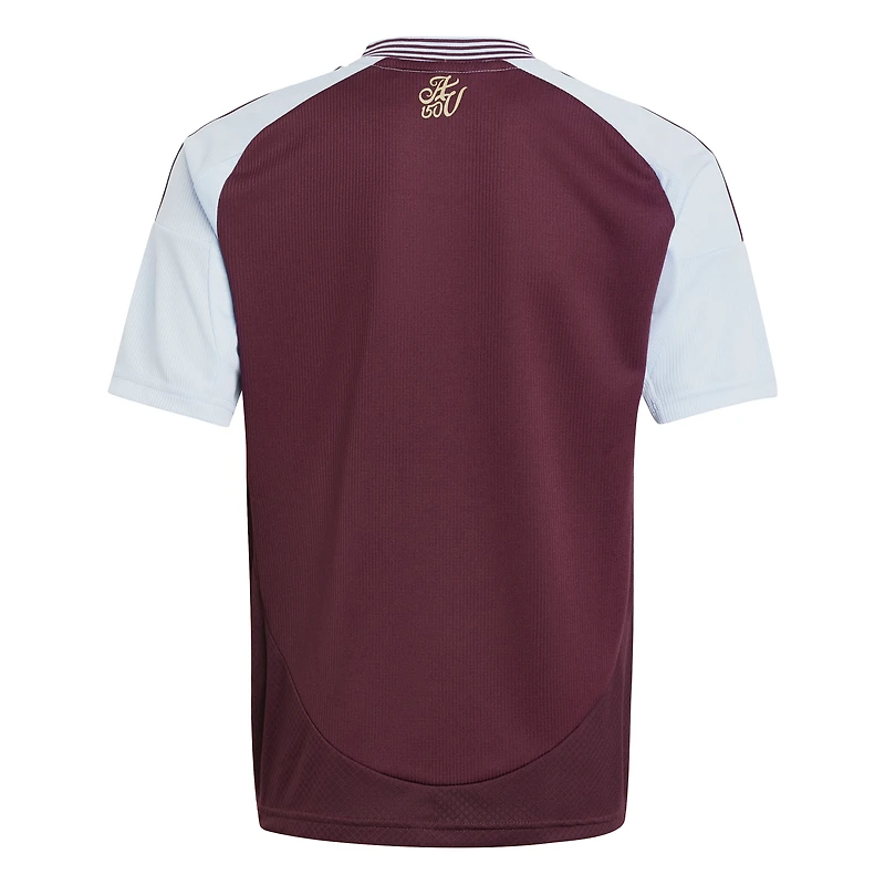 Youth adidas Claret Aston Villa 2024/25 Home Replica Jersey