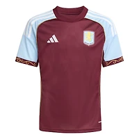 Youth adidas  Claret Aston Villa 2025/26 Home Replica Jersey