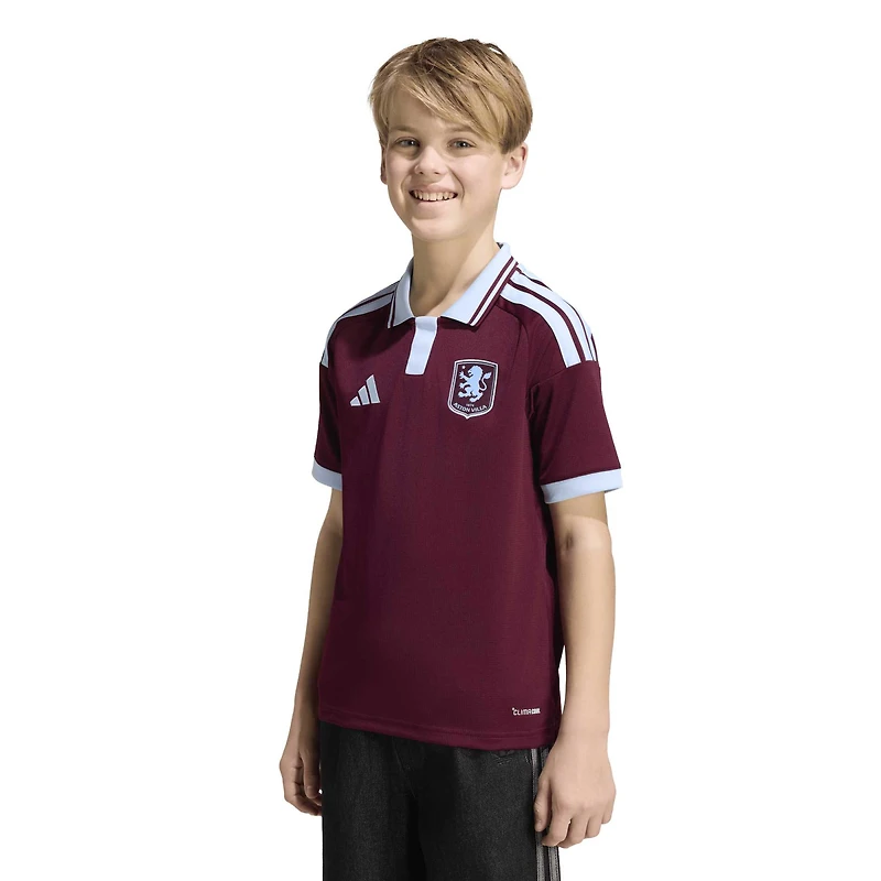 Youth adidas Claret Aston Villa 2026/27 Home Replica Jersey