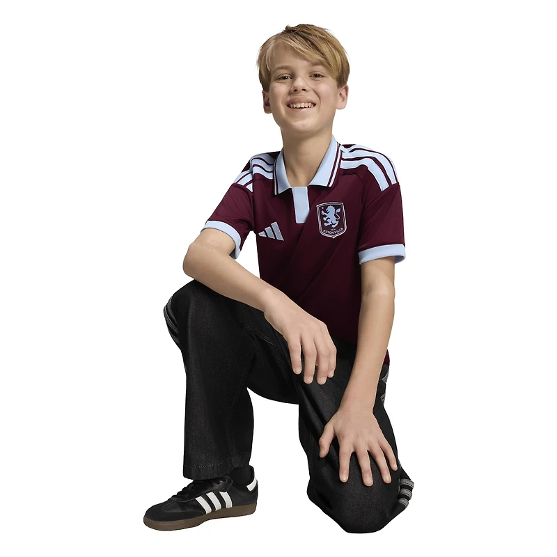 Youth adidas Claret Aston Villa 2026/27 Home Replica Jersey