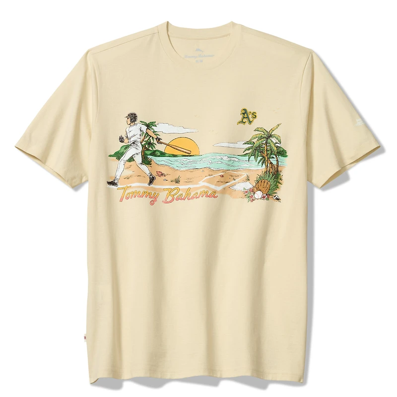 Tommy Bahama Cream Athletics Sunset Slugger T-Shirt