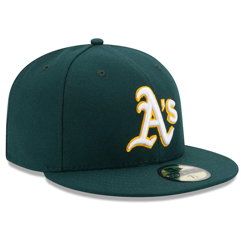 Athletics New Era Road Authentic Collection On-Field Logo 59FIFTY - Fitted Hat Green