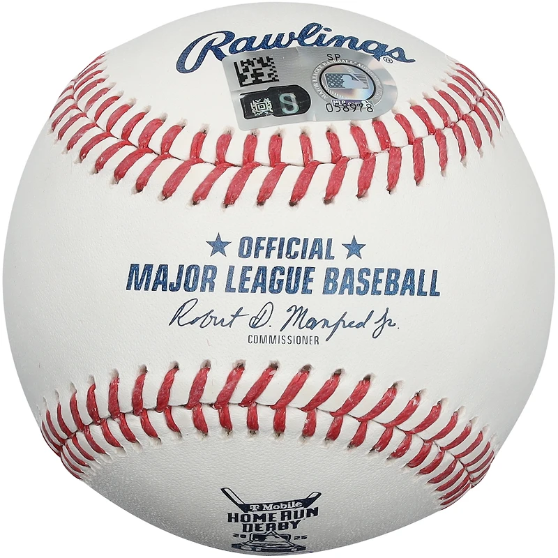Brent Rooker Athletics Autographed 2025 MLB Home Run Derby Baseball