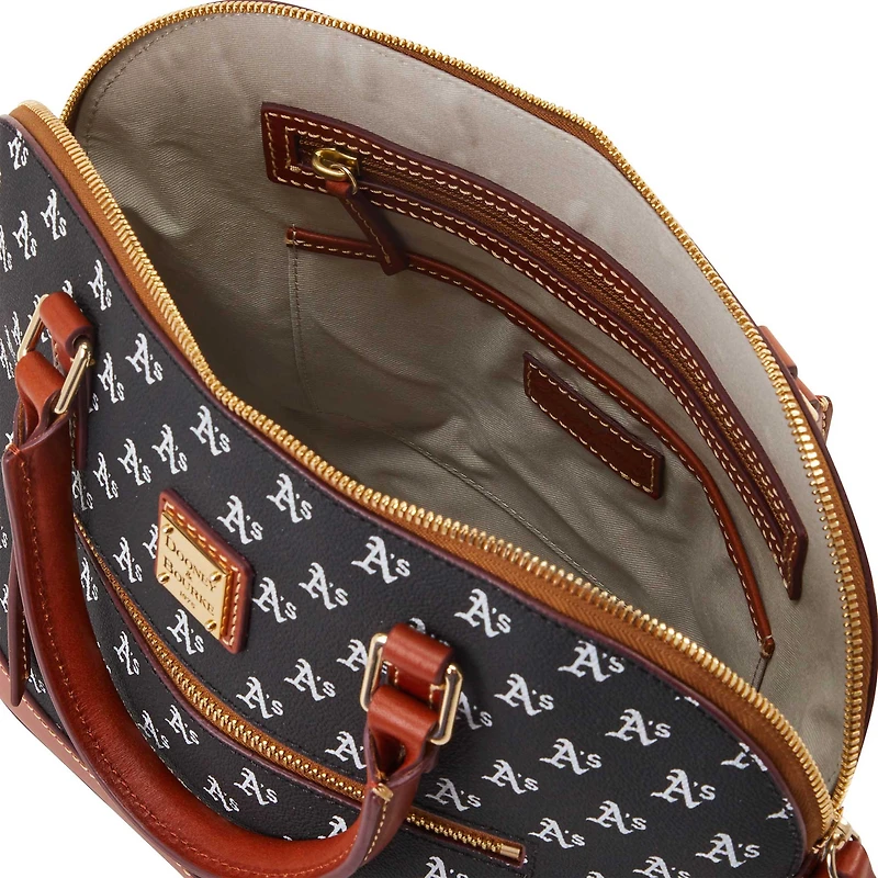 Sac à main zippé à dôme Dooney & Bourke Athletics Signature