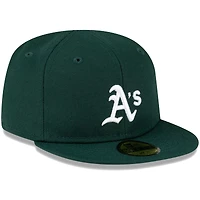 Infant New Era Green Athletics My First 59FIFTY Fitted Hat