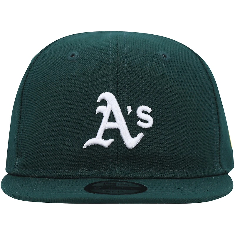 Infant New Era Green Athletics My First 9FIFTY Adjustable Hat