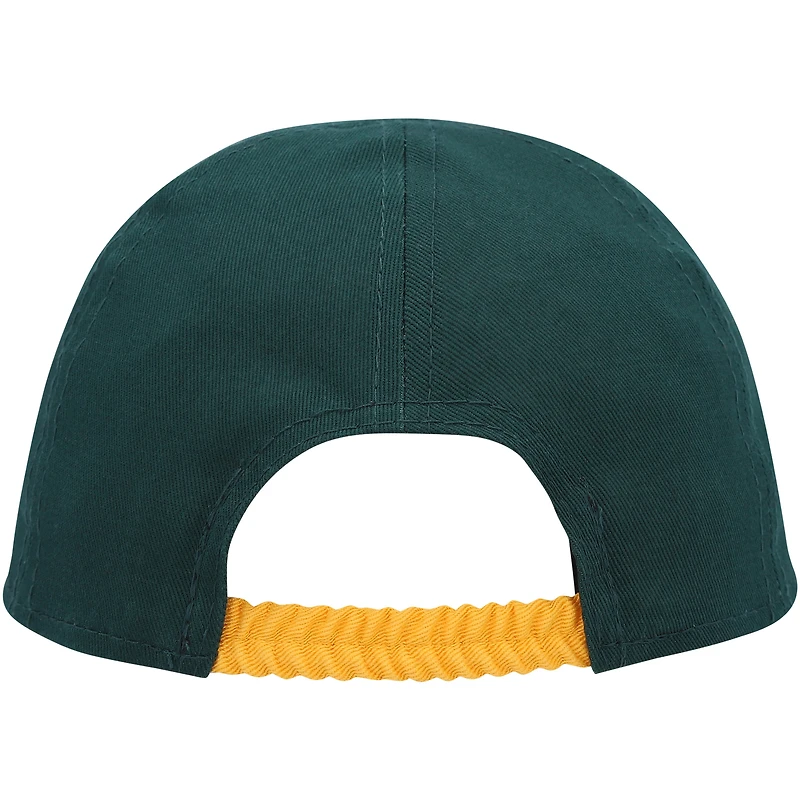 Infant New Era Green Athletics Team Color My First 9TWENTY Flex Hat