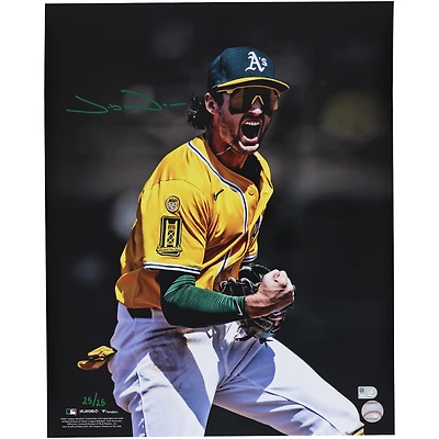 Photo dédicacée de Jacob Wilson Athletics (40,6 x 50,8 cm) - Édition limitée n° 25/25