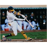 Jacob Wilson Athletics Autographed 8" x 10" Hitting Photograph