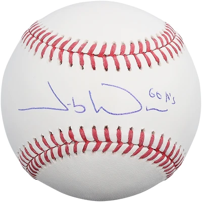 Jacob Wilson Athletics Autographed Baseball with "Go A's" Inscription