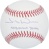 Jacob Wilson Athletics Autographed Baseball with "MLB Debut 7/19/24" Inscription