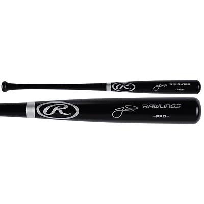 Bâton Rawlings Pro noir autographié par Jeff McNeil Athletics