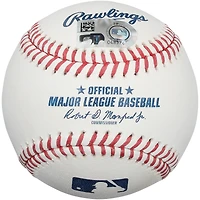 Leo De Vries Athletics Autographed Baseball with "#4 MLB Prospect" Inscription