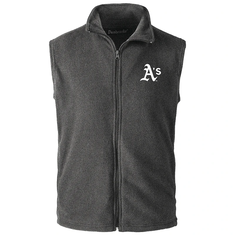 Men's Dunbrooke  Gray Athletics Houston Full-Zip Vest