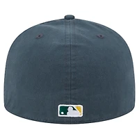 Men's New Era  Dark Green Athletics Championship Side Flag A-Frame 59FIFTY Fitted Hat