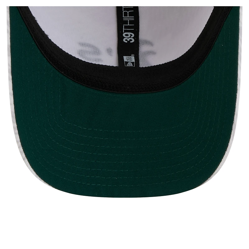Men's New Era  White Athletics Graded 39THIRTY Flex Hat