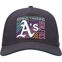 Men's '47 Charcoal Athletics 2023 Spring Training Reflex Hitch Snapback Hat