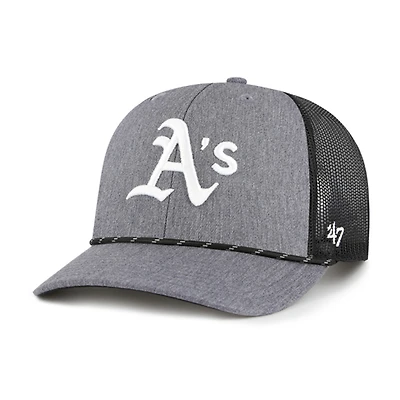 Casquette ajustable en corde de carbone « Charcoal Athletics » pour homme