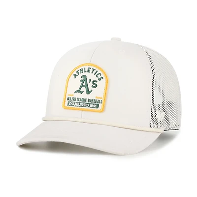 Men's '47 Cream Athletics Gravestone Adjustable Trucker Hat