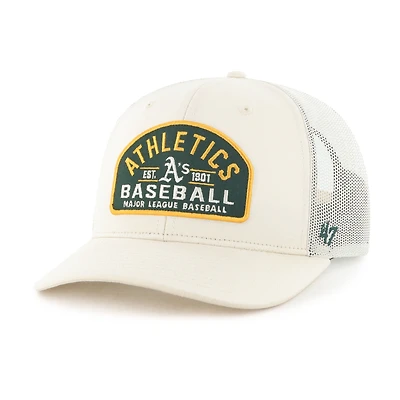 Casquette trucker ajustable '47 Cream Athletics Leland pour homme