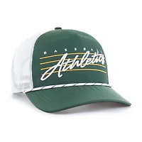 Men's '47 Dark Green Athletics Brrr Downburst Mesh Hitch Adjustable Hat