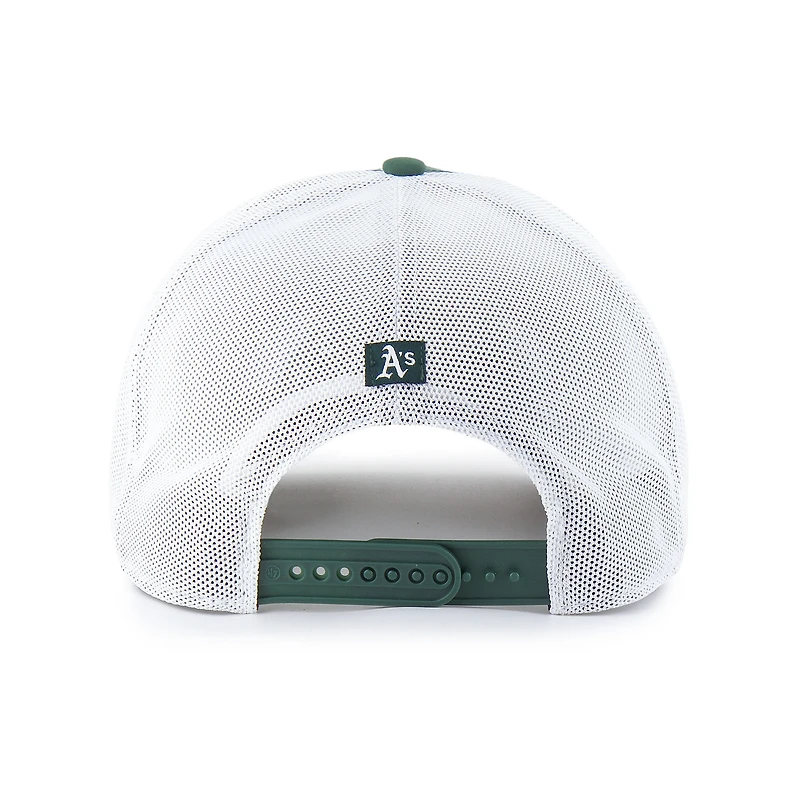Men's '47 Dark Green Athletics Brrr Downburst Mesh Hitch Adjustable Hat
