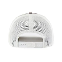 Men's '47 Gray/White Athletics Tide Sweep Rope Trucker Adjustable Hat