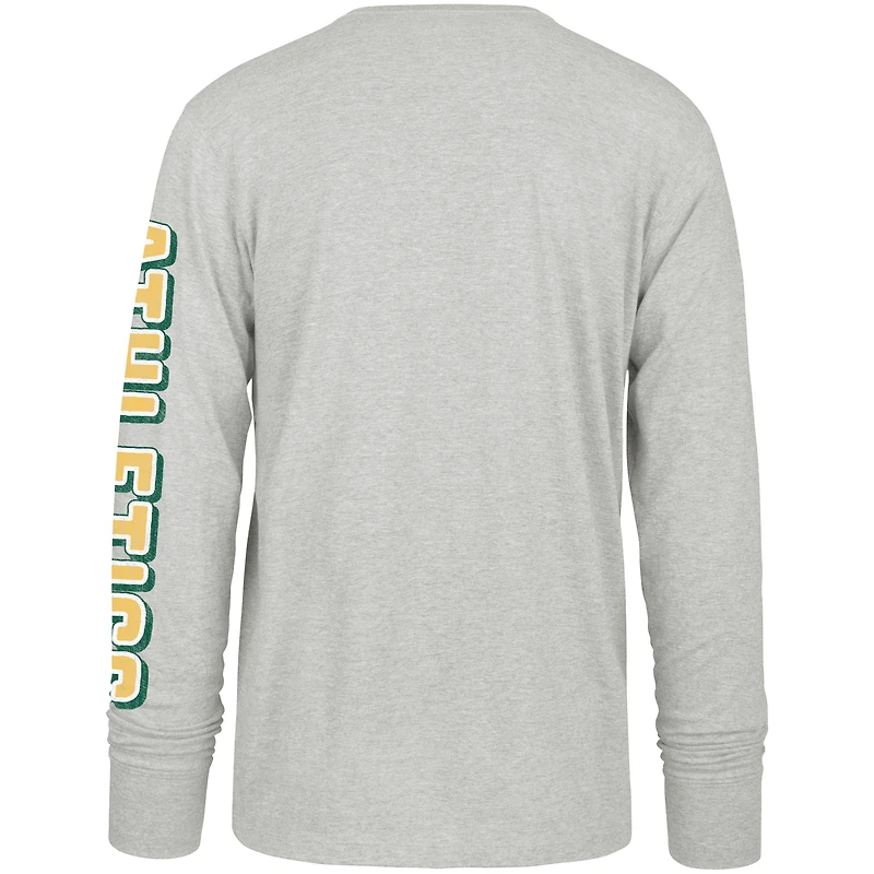 Men's '47 Gray Athletics Fair Ball Franklin Long Sleeve T-Shirt