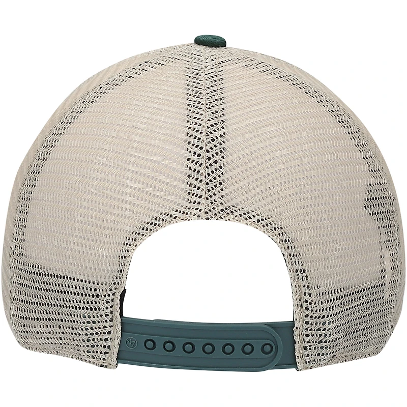 Casquette snapback délavée MVP '47 pour homme, vert/naturel, Athletics Flagship