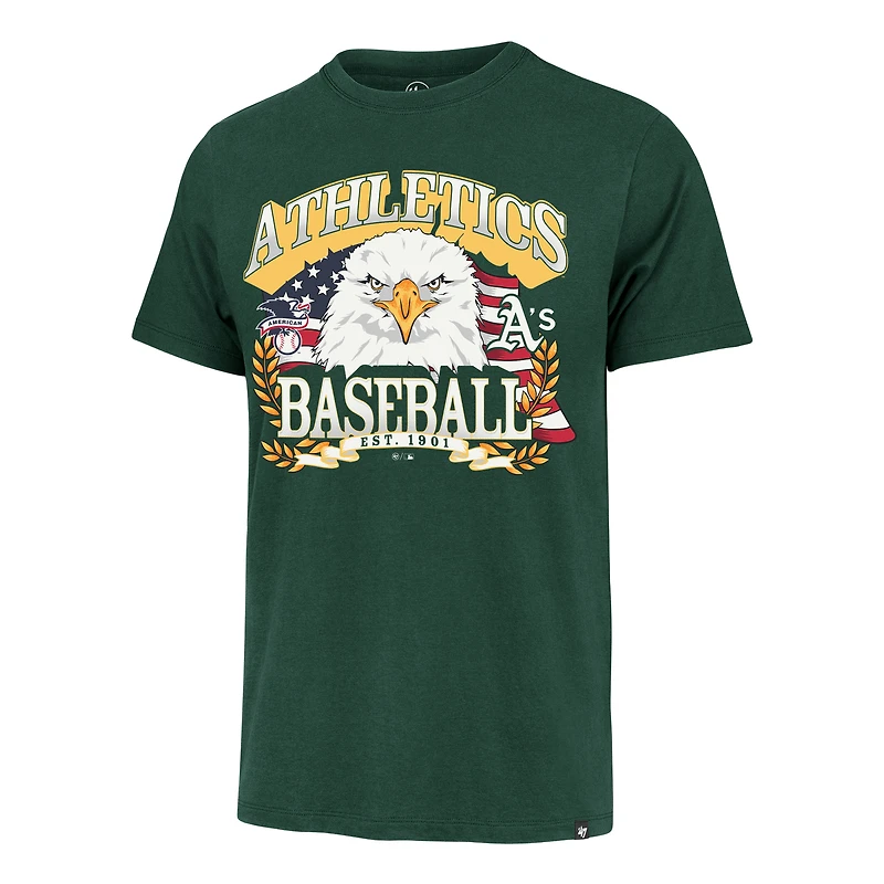 Men's '47 Green Athletics Americana Eagle T-Shirt