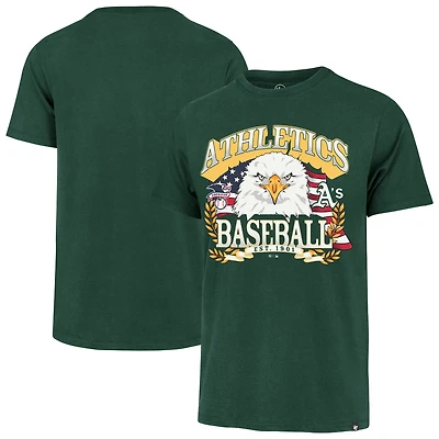 Men's '47  Green Athletics Americana Eagle T-Shirt