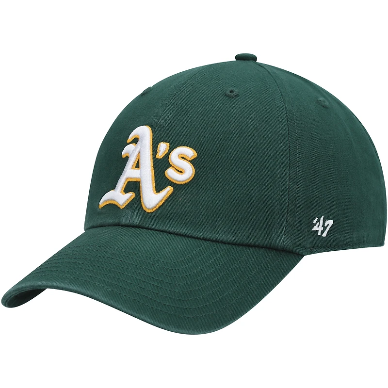 Men's '47 Green Athletics Clean Up Adjustable Hat