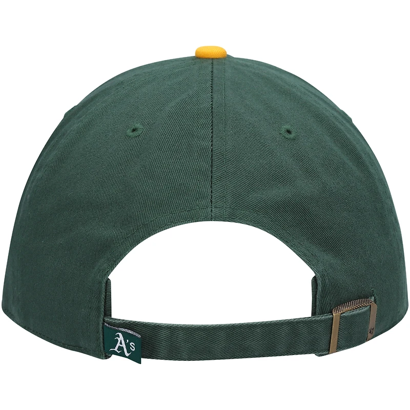 Men's '47 Green Athletics Clean Up Adjustable Hat