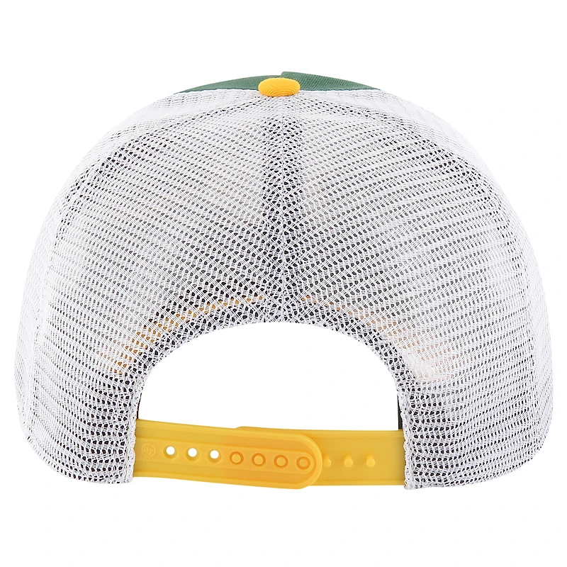 Men's '47 Green Athletics Gridiron Super Stripe Relaxed Trucker Hitch Adjustable Hat