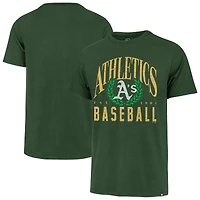 Men's '47 Green Athletics Pitchout Franklin T-Shirt