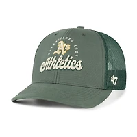 Men's '47 Green Athletics Pitstop Trucker Adjustable Hat