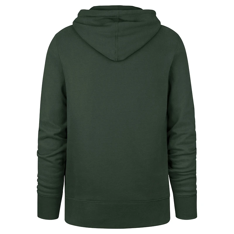 Men's '47 Green Athletics Velocity Headline Pullover Hoodie