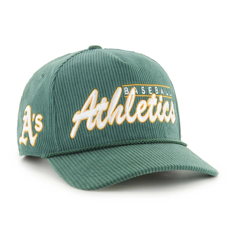 Men's '47 Green Oakland Athletics Corduroy Hitch Adjustable Hat