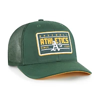 Casquette ajustable Hardline Trucker '47 Green Oakland Athletics pour homme