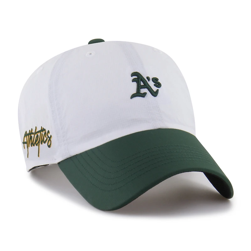 Casquette ajustable '47 Athletics Vista Mini Clean Up brrr° blanche et verte pour homme